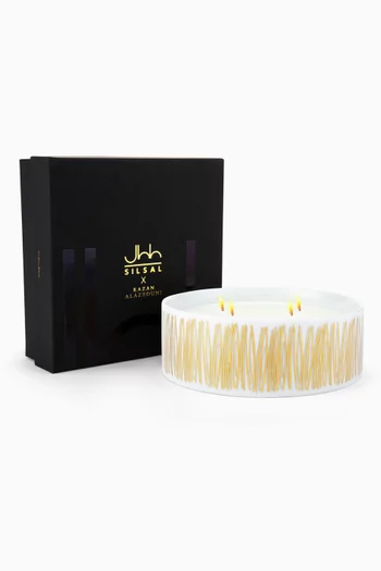 x Razan Alazzouni Tamrah Rose Heritage Candle, 1000g