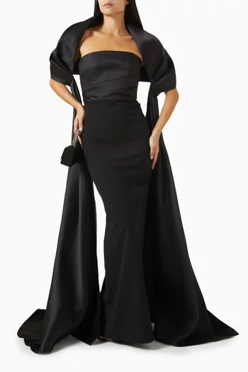 Vera Shawl Train Gown