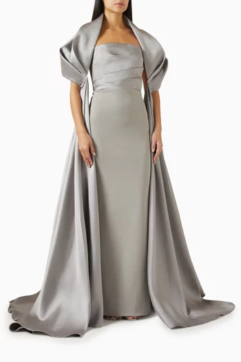 Vera Shawl Train Gown
