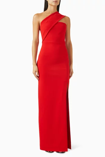 Lois One-shoulder Maxi Dress