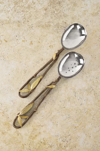 Zen Garden Serving Spoons, Set of 2