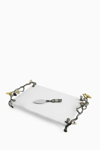 Lovebirds Cheeseboard in Marble