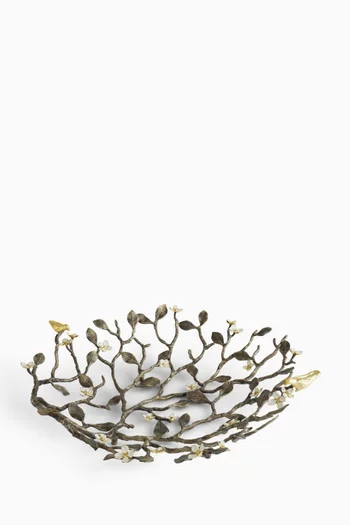 Lovebirds Centrepiece Bowl in Metal