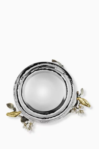 Medium Lovebirds Bowl in Stainless Steel