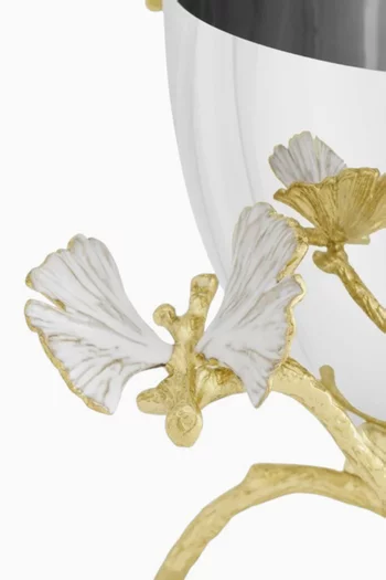 Butterfly Ginkgo Nut Bowl in Stainless Steel
