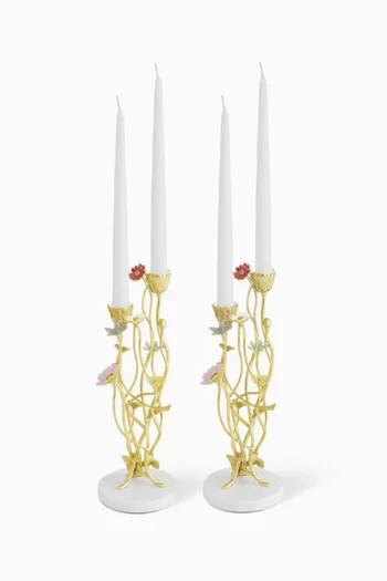 Wildflowers Candleholders, Set of 2