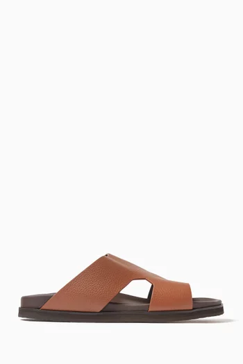 Amorti Arca Sandals in Deercalf Leather