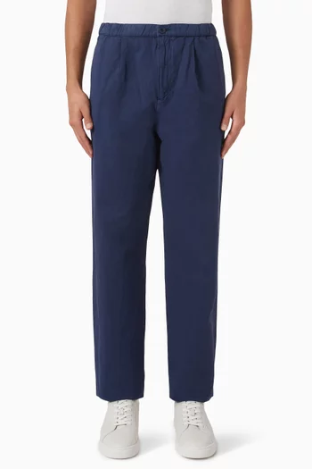 Pleated Pants in Wool-blend