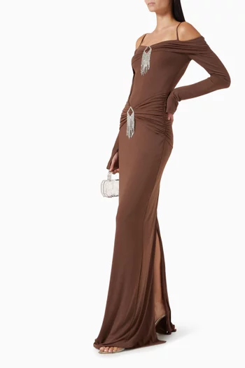 Lelia Maxi Dress in Jersey