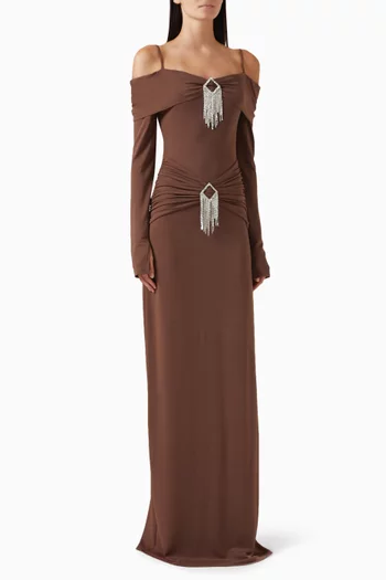 Lelia Maxi Dress in Jersey