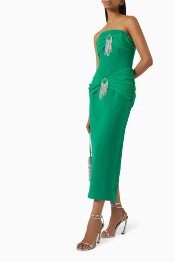 Rania Embellished Midi Dress