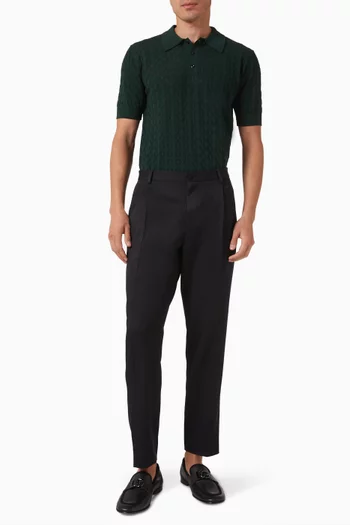 Polo Shirt in Cotton-knit