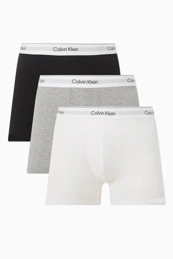 Icon Boxer Briefs in Stretch Cotton, Set of 3
