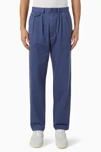 Whitman Pleated Pants in Cotton
