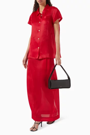 Keefe Top in Silk Organza