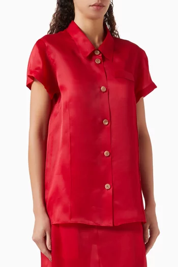 Keefe Top in Silk Organza