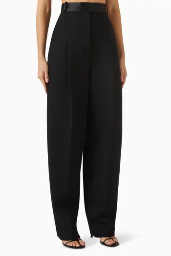 Cullen Pants in Double-faced Crepe