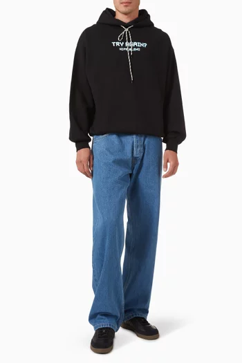 Try Again Hoodie in Cotton-fleece