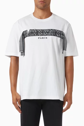 Curb Lace T-Shirt in Cotton