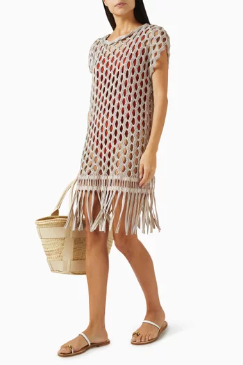 Riva Tunic in Macrame Jacquard