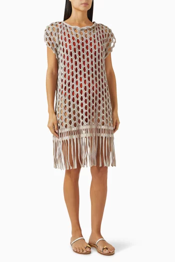 Riva Tunic in Macrame Jacquard