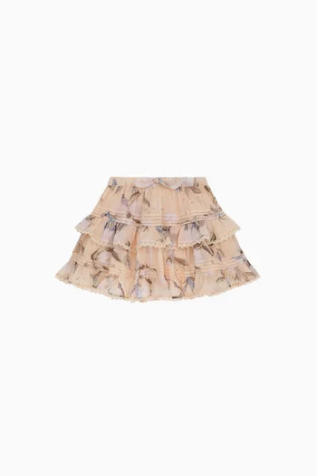 Cascadian Frill Skirt in Cotton