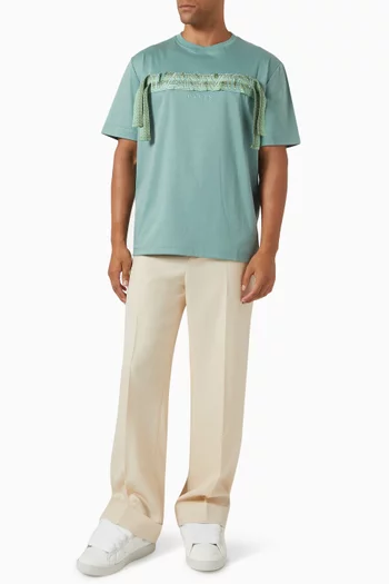 Curb Lace T-Shirt in Cotton