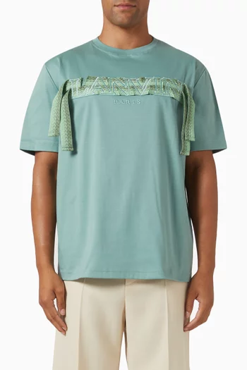 Curb Lace T-Shirt in Cotton