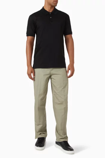 Polo Shirt in Cotton Jersey
