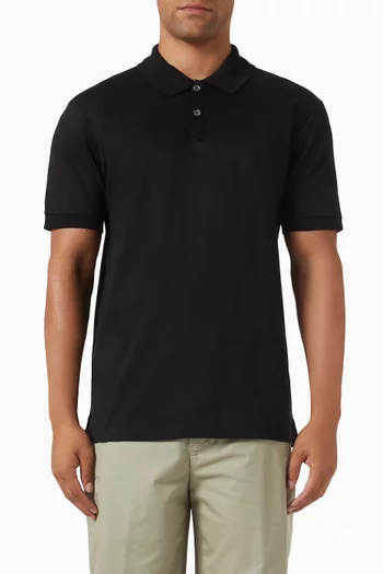 Polo Shirt in Cotton Jersey