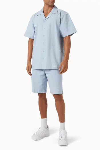 قميص بأكمام قصيرة جيرسيه سيرساكر