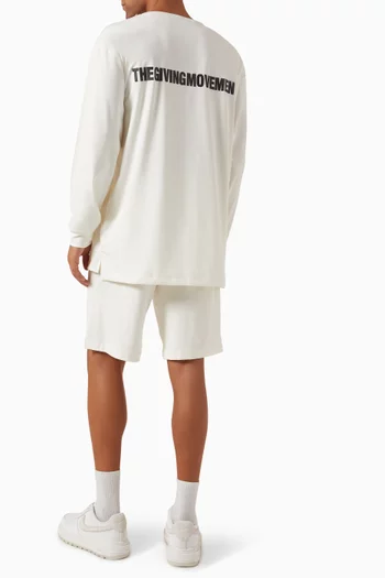 Oversized Long-sleeve T-shirt in Recycled Softskin