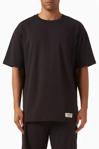 Back-print Oversized T-shirt in Recycled Softskin