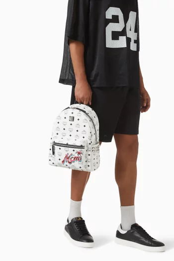 Small Stark VI Backpack in Visetos Canvas