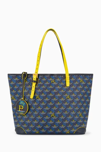 Daily Battle 35 Tote Bag in Halo Canvas & Leather