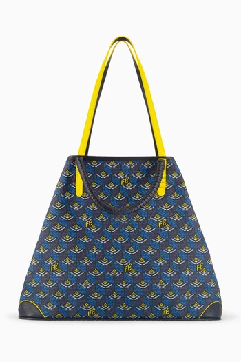 Daily Battle 41 Tote Bag in Halo Canvas & Leather