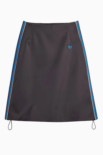 x Wales Bonner Midi Skirt in Satin