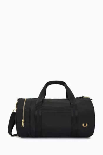 Barrel Bag in Textured Nylon