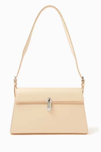 Symmetry Shoulder Bag in Leather