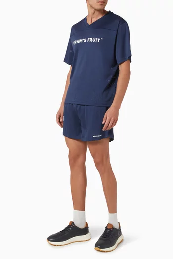 Logo Shorts in Mesh