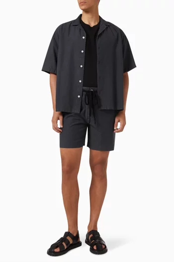 Camp Jacquard Shirt in Silk