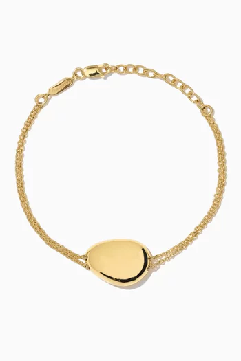 Pebble Bracelet in 14kt Gold Vermeil Sterling Silver