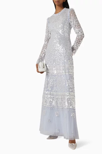 Aurora Embellished Gown in Tulle