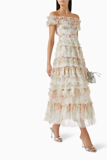 Madame Rose Elodie Off-shoulder Gown in Tulle