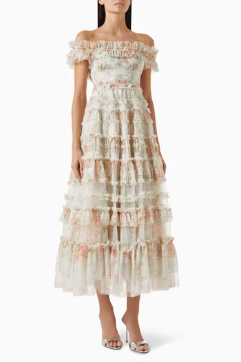 Madame Rose Elodie Off-shoulder Gown in Tulle