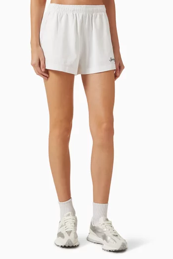 Syracuse Embroidered Disco Shorts in Cotton