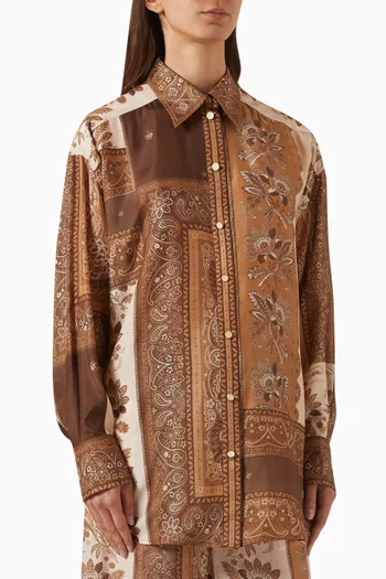 Lucky Man Style Shirt in Silk