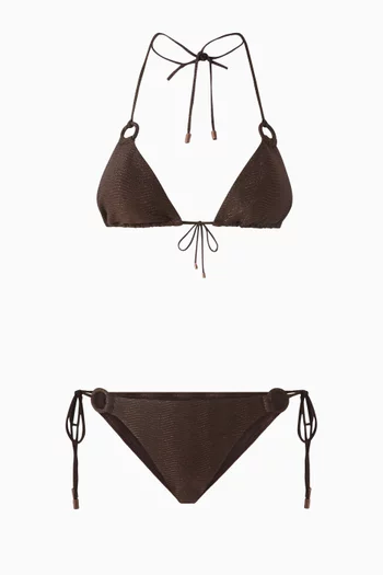 Coco Texture Ring Bikini Set