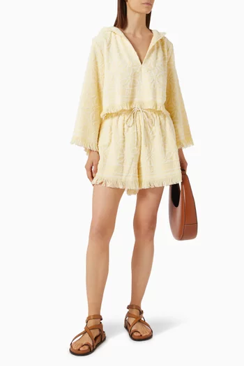 Coco Towelling Hoodie in Cotton