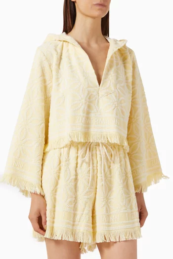 Coco Towelling Hoodie in Cotton